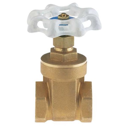 Milwaukee Valve Gate Valve, 3/8 In., Low Lead Brass UP667 3/8"