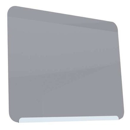 Ghent 24-3/8"x30" Magnetic Steel Dry Erase Board, Wall Mounted, Gray LWB2430BG