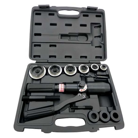 Westward 13 Piece Hydraulic Punch Driver Set, 11 ga. 39CE93