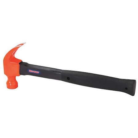 Westward Claw Hammer, 13 in. L, Steel, 16 oz. Head 39CF09
