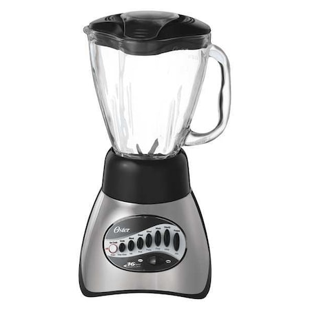 Oster Blender, 16 Speed, 40 oz., Silver 006812-027-NP0