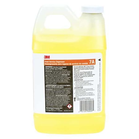 3M Food Service Degreaser, 0.5 gal. Jug, Liquid, Yellow 7A