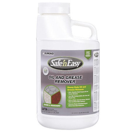 Dumond Oil And Grease Remover, 1 Gal Jug, Liquid, Clear 0919