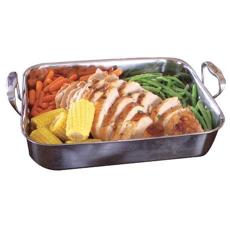 Primo Rectangle Buffet Roaster, 6 qt, Silver 8165-60