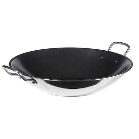 Vulcano Non Stick Wok, 4-1/4 qt, Silver 8214-60/35