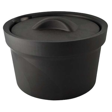 Bel-Art Magic Touch 2153; Ice Bucket with Lid 168072002, 2.5 Liter, Black, 1/PK