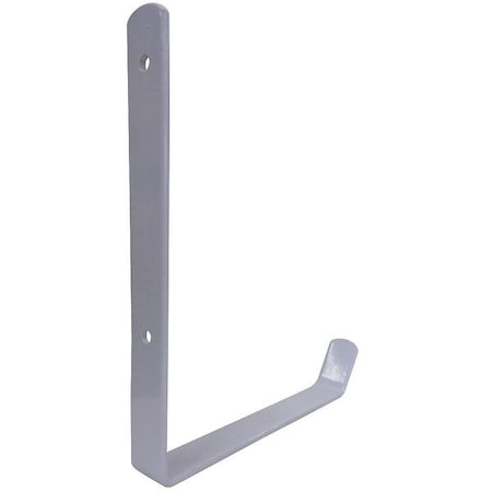 Zoro Select Hook, Steel, 9 in H, White, 50 lb Load Limit 39DL14