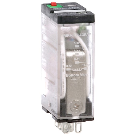 Schneider Electric Socket, General Purpose Relay, Square, 15 A, 5, Faston Terminal 781XAXRM4L-240A