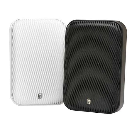 Poly-Planar Outdoor Speakers, White, 1in.D, 200W, PR MA905-W