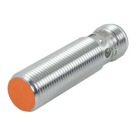 Ifm Cylindrical, Inductive Proximity Sensor, 12 mm Dia., Brass, M12, 2 Wires, Shielded IFS200