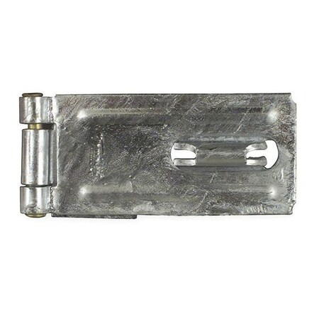 Zoro Select Fixed Staple Hasp, Zinc Plated, 1-1/2inL 39DZ94