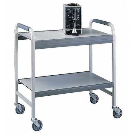 Labconco Laboratory Portable Cart, Welded Steel Frame, 2 Shelves, 34 7/8 in L, 19 in W, 36 3/8 in H 8025000