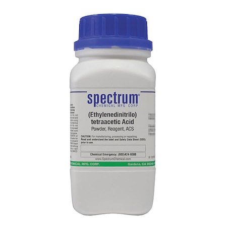 Spectrum Chemical (Ethylenedinitrilo)tetraacetic Acid, PK6 E1040-500GMAK