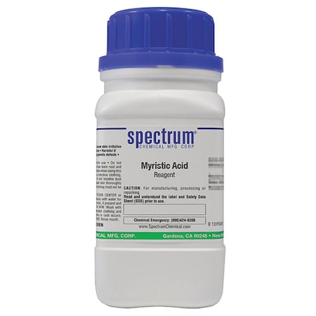 Spectrum Chemical Myristic Acid, 100g MY110-100GM06