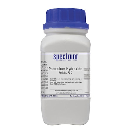 Spectrum Chemical Potassium Hydroxide, Pellets, FCC, 500g P1316-500GM10