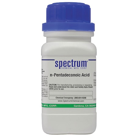 Spectrum N-Pentadecanoic Acid, 25g, CAS 1002-84-2 P2355-25GM