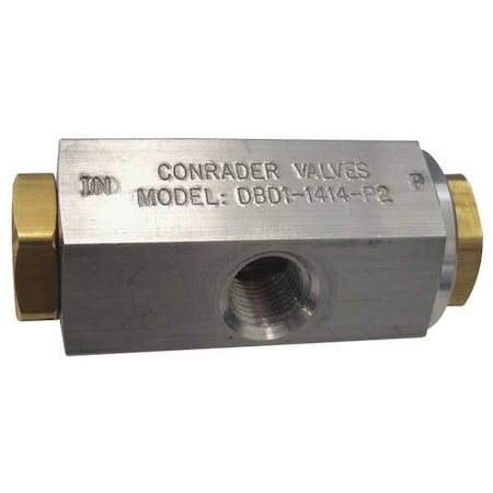 Conrader Blow Down Valve, 250 psi, 1/4in. NPT DBD1-1414
