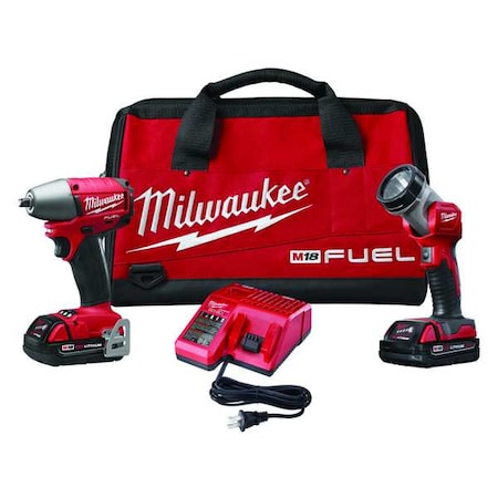 Milwaukee Tool M18 FUEL 2 Piece Combo Kit 2895-22CT