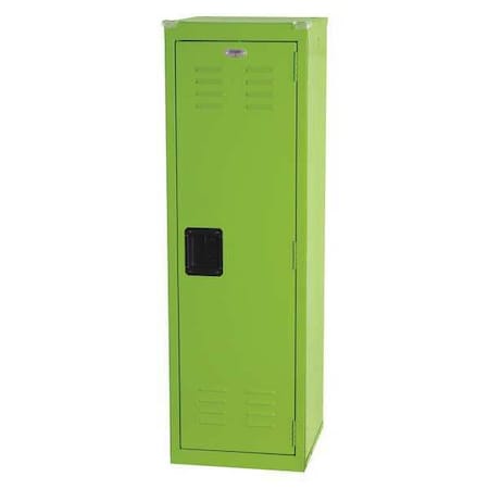 Sandusky Lee Wardrobe Locker, 15 in W, 15 in D, 48 in H, (1) Tier, (1) Wide, Green KDLB151548-38