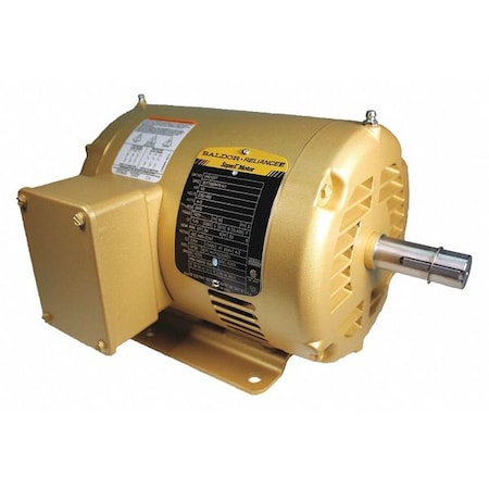 Baldor-Reliance Three-Phase General Purpose Motor, 1 1/2 HP, 143T Frame, 208-230/460V AC Voltage EM3120T