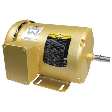 Baldor-Reliance Three-Phase General Purpose Motor, 1 HP, 56 Frame, 208-230/460V AC Voltage, 1760 rpm Nameplate RPM EM3546