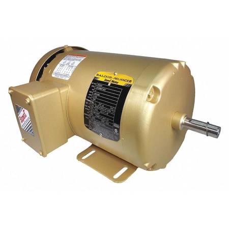 Baldor-Reliance Three-Phase General Purpose Motor, 2 HP, 56 Frame, 208-230/460V AC Voltage, 3490 rpm Nameplate RPM EM3555