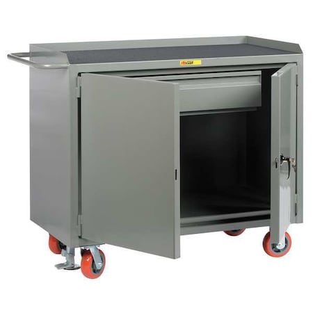 Little Giant Mobile Workbench Cabinet, 3600 lb., 53" L, Drawer Depth: 20" MM-2D-2448-HDFL