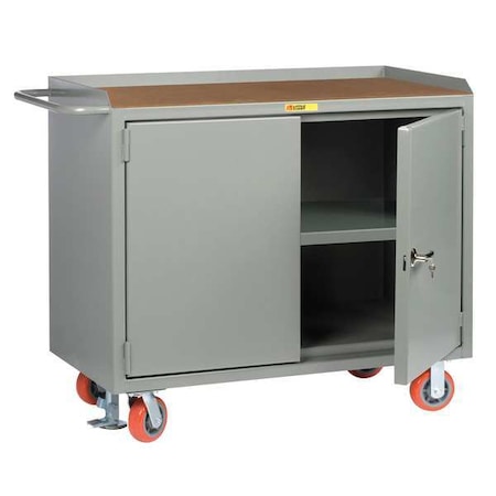 Little Giant Mobile Workbench Cabinet, 3600 lb., 53" L, Number of Shelves: 1 MH3-2D-2448-FL