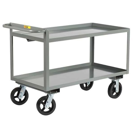 Little Giant Raised Handle Utility Cart, 2,000 lb Load Capacity, 53 1/2 in L, 24 in W, 34 1/8 in H GL24486MR