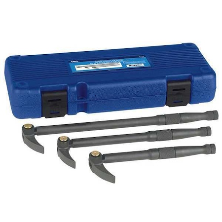 Otc Indexing Pry Bar Set, Pieces 3, Steel 7175