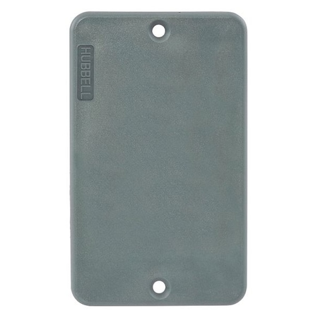 Hubbell Wiring Device-Kellems 1 Gang -Gang Vertical Weatherproof Cover, 2-13/64 in W, 3-51/64 in H HBL3054