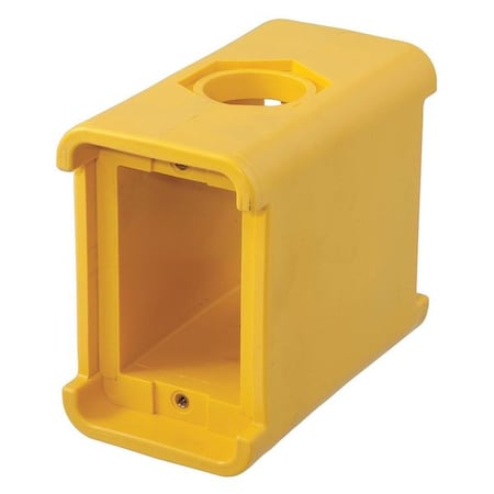 Hubbell Wiring Device-Kellems Electrical Box, 19 cu in, Outlet Box Type, 2 Gangs, Thermoplastic Elastomer, Rectangular Shape HBL3080