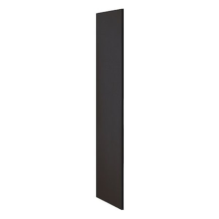 Salsbury Industries End Panel, Black, 72inH x 21inW x 3/4inD 22235BLK
