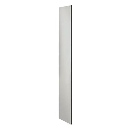Salsbury Industries End Panel, Gray, 72inH x 18inW x 3/4inD 22233GRY