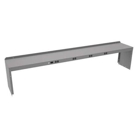 Tennsco Electronic Riser, 96in.Wx15in.D, 300 lb. REI-18-1596-WK-1