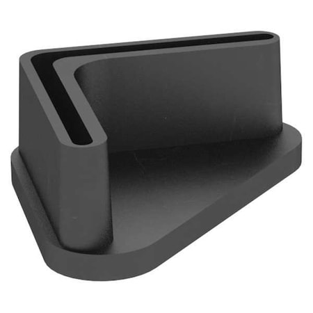 TENNSCO Footplate for Shelving, 1-1/2 in D x 1-1/2 in W x 3/4 in H, Nylon EURNF