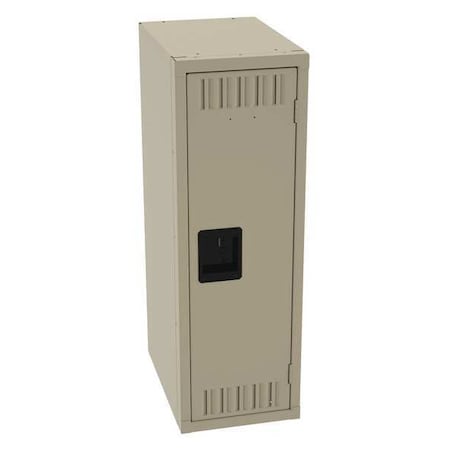 Tennsco Wardrobe Locker, 12 in W, 18 in D, 36 in H, (1) Tier, (1) Wide, Sand STS-121836-ASD