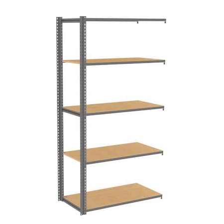 Tennsco Boltless Shelving Add-On, 48inx24inx96in ZA8-4824A-5D