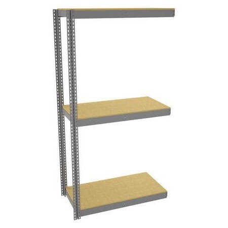 Tennsco Boltless ShelvingAdd-On, 48inx24inx96in ZLC8-4824A-3D