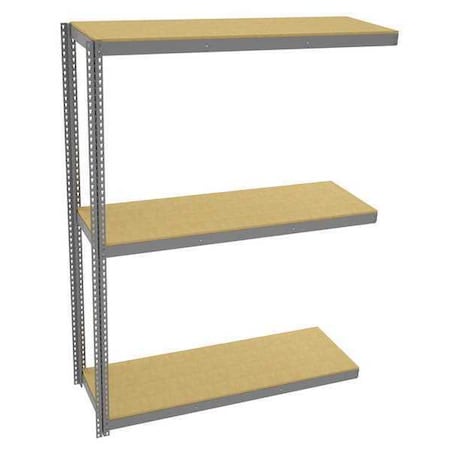Tennsco Boltless Shelving Unit, 72inWx24inDx96inH ZLE8-7224A-3D