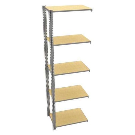 Tennsco Boltless Shelving Add-On, 36inx24inx120in ZA10-3624A-5D