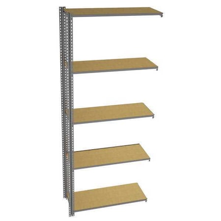 Tennsco Boltless Shelving Add-On 48inx18inx120in ZA10-4818A-5D