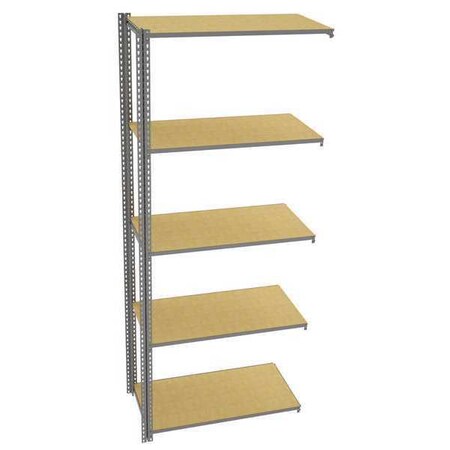 Tennsco Boltless Shelving Add-On, 48inx24inx120in ZA10-4824A-5D