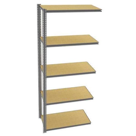 Tennsco Boltless Shelving Add-On, 48inx24Din120in ZB10-4824A-5D