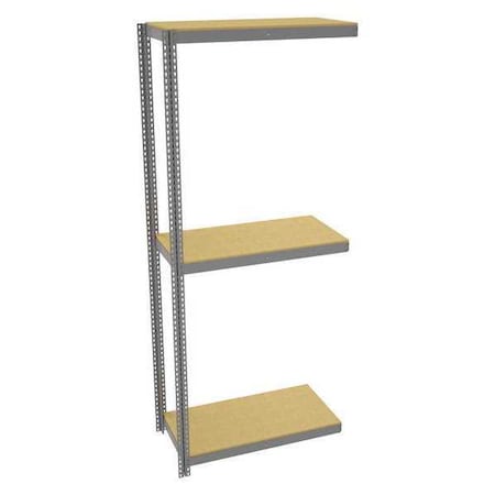 Tennsco Boltless Shelving Add-On, 48inx24inx120in ZLE10-4824A-3D