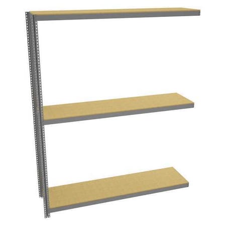 Tennsco Boltless Shelving Unt, 96inWx24inDx120inH ZLE10-9624A-3D