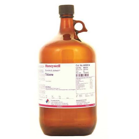 Honeywell Burdick & Jackson Toluene, 4L, HPLC Grade, C6H5CH3, PK4 AH347-4