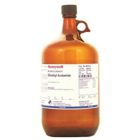 Honeywell Burdick & Jackson Dimethylacetamide, 4L, AnalyticalGrade, PK4 071-4