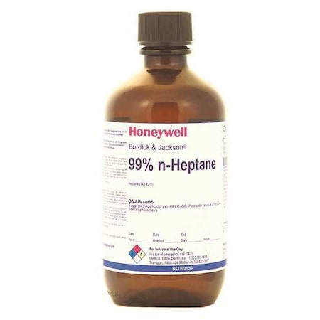 Honeywell Burdick & Jackson Heptane, 1L, Analytical Grd, CH3CH25CH3, PK6 207-1L