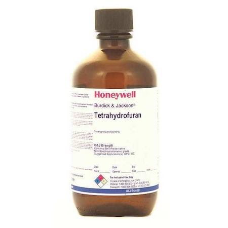 Honeywell Burdick & Jackson Tetrahydrofuran with Prsrvtive, C4H8O, PK6 341-1L